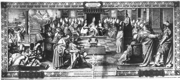 Fresco of the First Council of Nicea