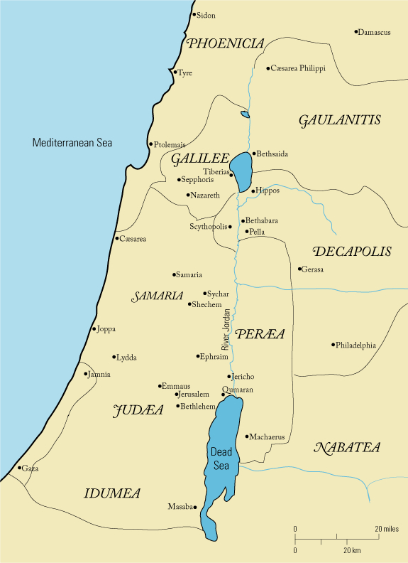 Map of Judaea
